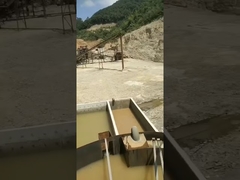 Impianto mobile di lavaggio sabbia a spirale 20 - 180 T/H