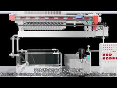 Attrezzatura per la camminata del telo filtrante del telaio della piastra di saldatura completamente automatica, resistente alla corrosione