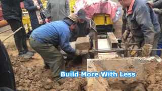 Piccola macchina per mattoni per la produzione di materiali da costruzione