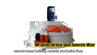 Betoniera ad albero verticale serie MP
