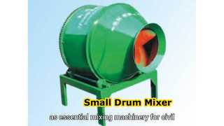 Piccolo mixer a tamburo