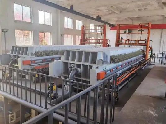 Intelligent Walking Filter Press With Automatic Filter Cloth Correction System