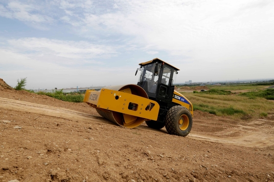 ISO 2200r/Min Earth Compactor Roller Machine Heavy Duty Construction Machinery