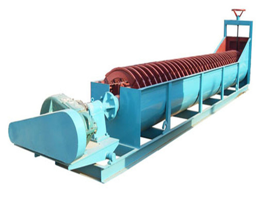 CE Mineral Spiral Classifier Sand Washing Machine 12-30r/Min