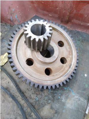 Customized High Quality Cast Steel Ball Mill Pinion Gear Parts
