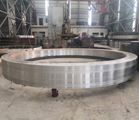 Plain Riding Ring ZG42CrMo dia 2M 9M Rotary Kiln Tire and cement kiln parts factory price