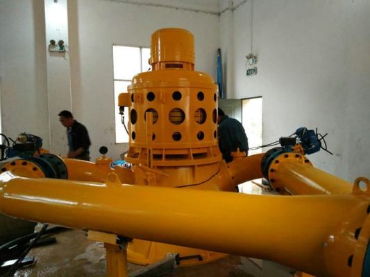 Pistola a spruzzo verticale del gruppo elettrogeno di Hydroturbine di colpo obliquo 200KW doppia
