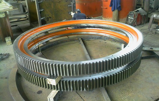Ingranaggio Ring Tooth Ring di giro del mulino dell'acciaio fuso della lega GS42CrMo4 grande