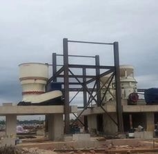 Singola capacità di schiacciamento della macchina del frantoio a cono di pietra del cilindro alta