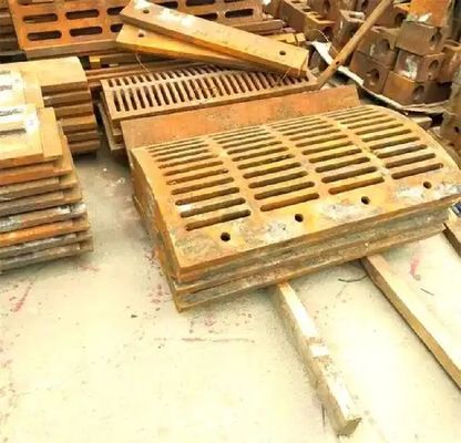 Rivestimento frantoio in acciaio ad alto manganese per macchinari minerari