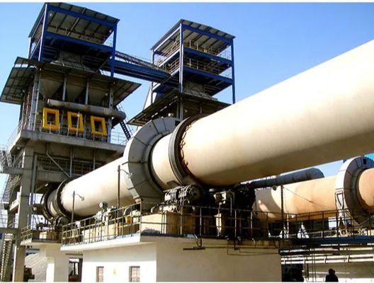 Forno rotativo per cemento di acciaio per il processo di produzione del cemento