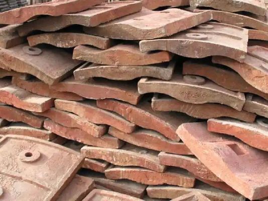 Piastra di rivestimento in lega antiusura personalizzabile per frantoio e mulino a sfere