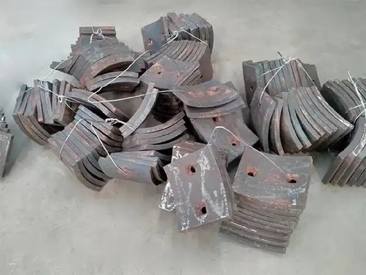 Rivestimento in lega di acciaio ad alto manganese per mulino a sfere per l'industria mineraria e metallurgica