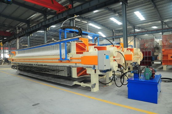 Piastra di ribaltamento automatica per filtro pressa, piastra filtrante in acciaio inossidabile con azionamento idraulico