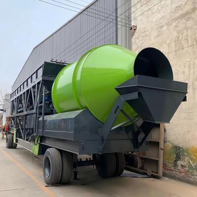 Linea Completa Mobile di Produzione di Calcestruzzo Serie JZM Impianto di Miscelazione Cemento Attrezzature per la Costruzione Stradale
