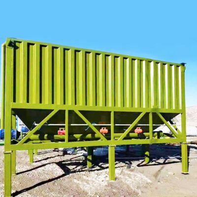 Equipaggiamenti di impianti di cemento Serbatoio di cemento orizzontale 50T-150T Silos di cemento orizzontale per impianti di batchamento di calcestruzzo Progetto di estrazione di polvere