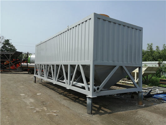 Attrezzature per cementifici Macchinari minerari Serbatoio orizzontale per cemento, Silo orizzontale per cemento di tipo container