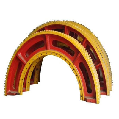 Prezzo franco fabbrica del CITIC HIC dell'ingranaggio di giro dell'ingranaggio e del mulino a palle di giro del mulino del dente cilindrico dell'acciaio di colata del forno rotante HRC55