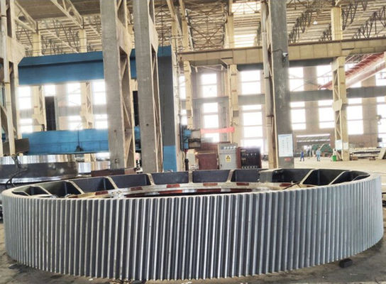42CrMo acciaio 16000mm ingranaggio di giro del forno rotante e di grande Ring Gear For Cement Mill