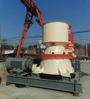 Frantoio idraulico mobile del cono della macchina 30kw 350mm del frantoio per pietre del macchinario minerario