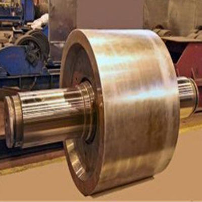 Grandi rullo di sostegno del forno rotante del cemento di BACCANO e asse d'acciaio forgiati ZG35SiMn