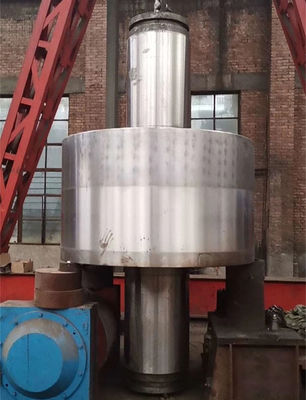 Rullo fondente d'acciaio dell'orecchione di pezzo fucinato dell'asse di rullo della ruota di guida di sostegno di 45 ZG20SiMn