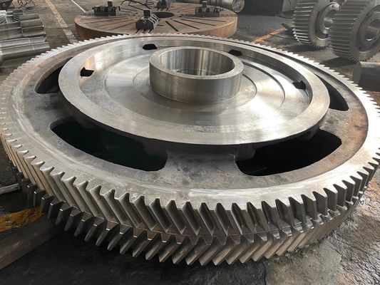 Diametro elicoidale d'acciaio lavorante 16000mm del pignone dell'ingranaggio di azionamento di precisione e del dente cilindrico