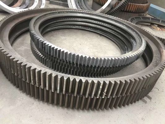 Ingranaggio di giro del mulino del grande diametro 16000mm per i forni rotanti ed i mulini stridenti