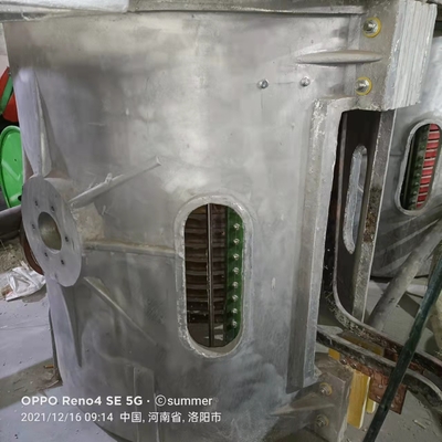 macchina di metallurgia del forno di fusione di induzione di media frequenza di fusione rapida di 1ton 800kw